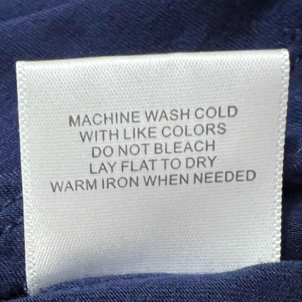 Modcloth Fervour Navy Blue Sleeveless Top With Keyhole Accent Size Small - Picture 7 of 8